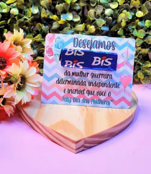 Card com Bis- Dia da Mulher