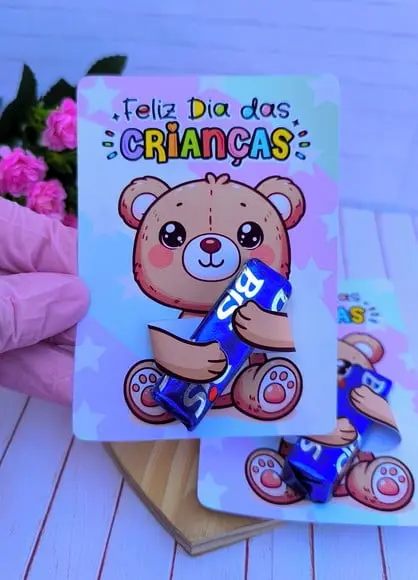 Card com Bis- Dia das Crianças