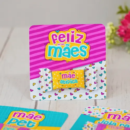 Card com Bis- Dia das Mães