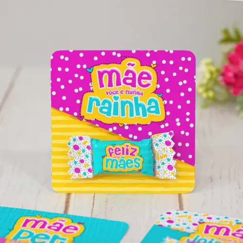 Card com Bis- Dia das Mães
