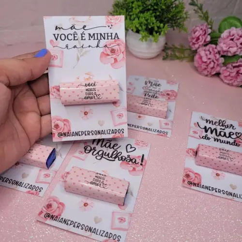 Card com Bis- Dia das Mães