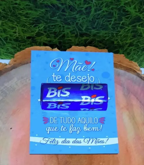Card com Bis- Dia das Mães