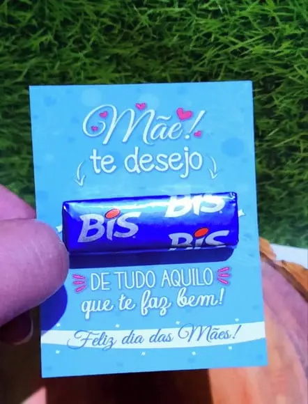 Card com Bis- Dia das Mães
