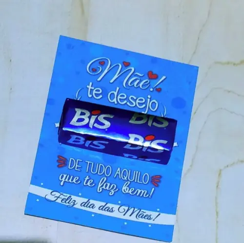 Card com Bis- Dia das Mães