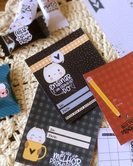 Card com Bis- Dia dos Professores