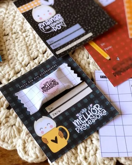 Card com Bis- Dia dos Professores