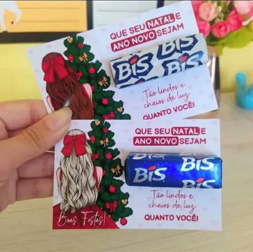 Card com Bis- Natal