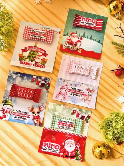 Card com Bis- Natal
