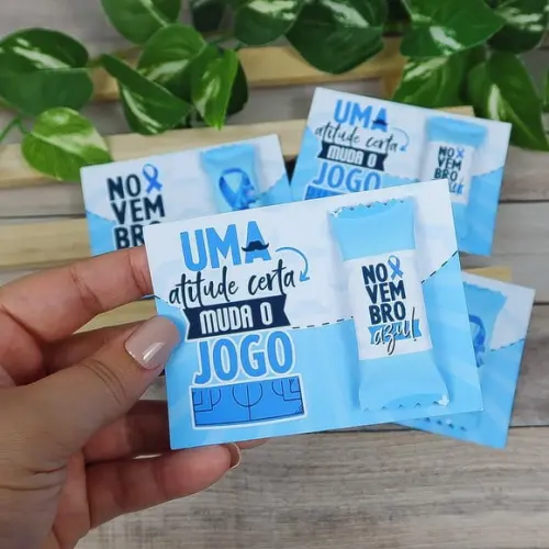 Card com Bis- Novembro Azul