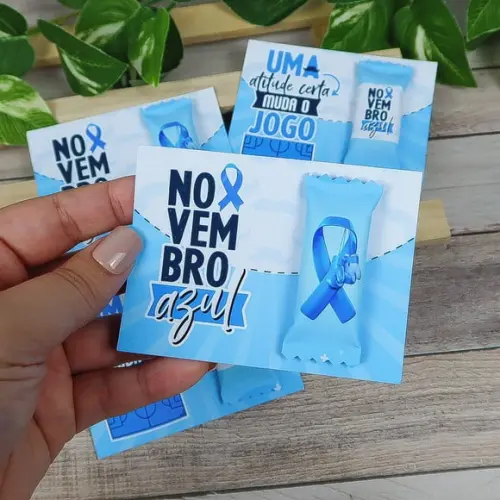 Card com Bis- Novembro Azul