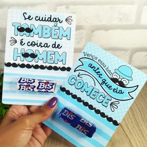 Card com Bis- Novembro Azul