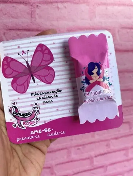 Card com Bis- Outubro Rosa