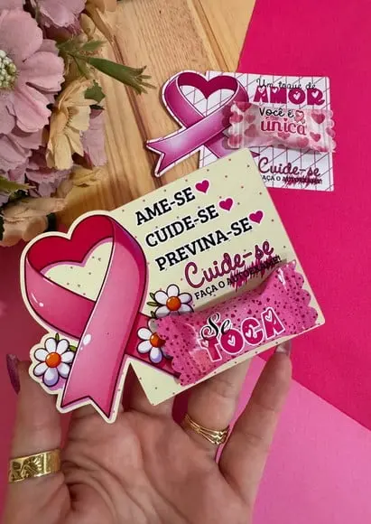 Card com Bis- Outubro Rosa
