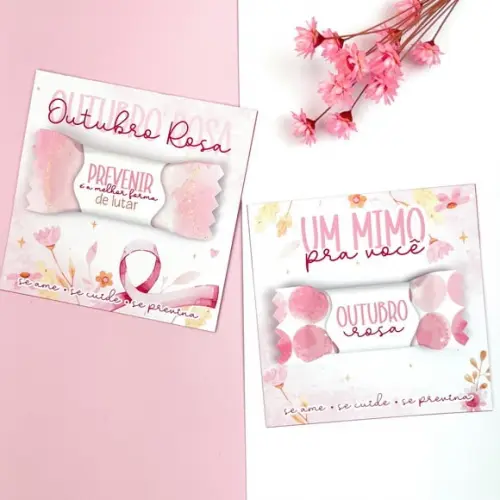 Card com Bis- Outubro Rosa