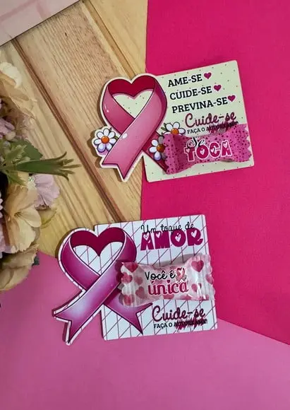 Card com Bis- Outubro Rosa