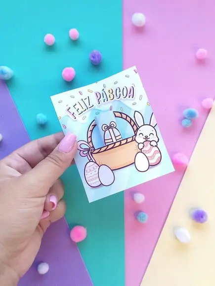 Card com Bis- Páscoa