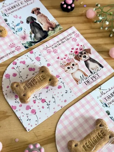 Card com Biscoitinho Pet- Dia das Mães