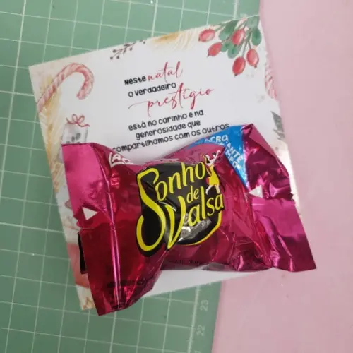 Card com Bombom- Natal