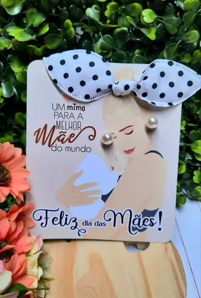 Card com Brinco e Xuxinha- Dia das Mães