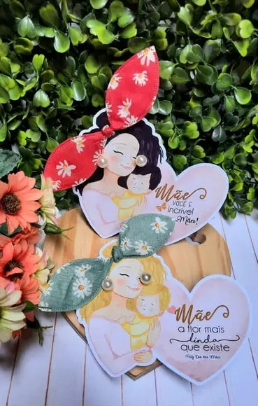 Card com Brinco e Xuxinha- Dia das Mães