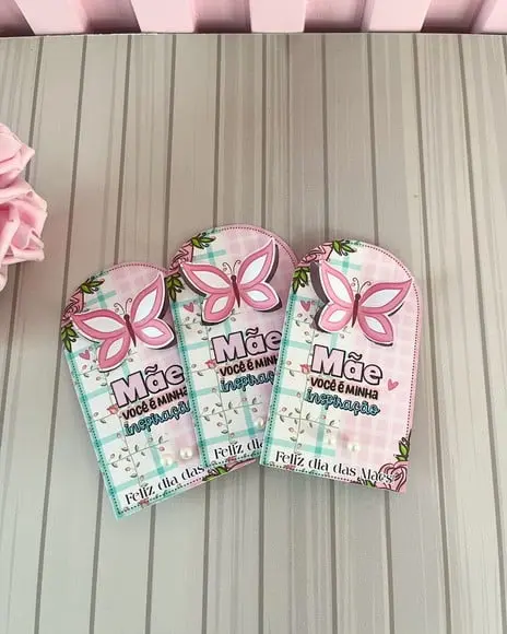 Card com Brinco- Dia das Mães