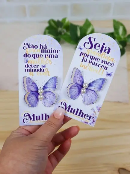 Card com Brinco- Dia da Mulher