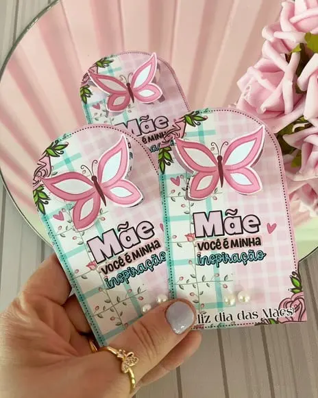 Card com Brinco- Dia das Mães
