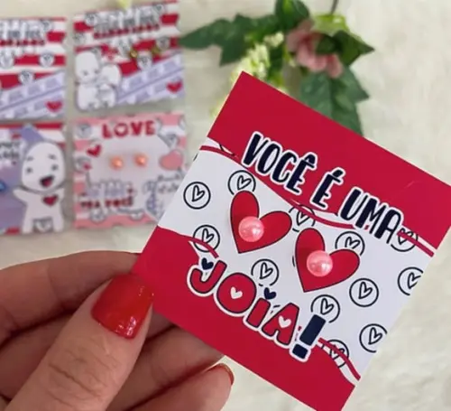 Card com Brinco- Dia dos Namorados