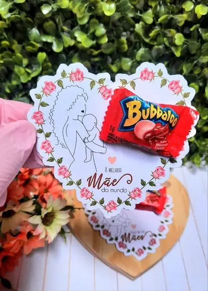 Card com Bubbaloo- Dia das Mães