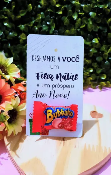 Card com Bubbaloo- Natal