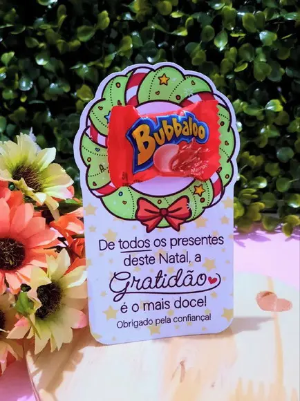 Card com Bubbaloo- Natal