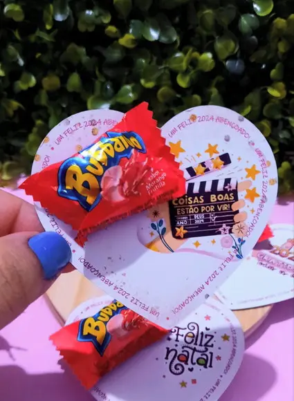 Card com Bubbaloo- Natal