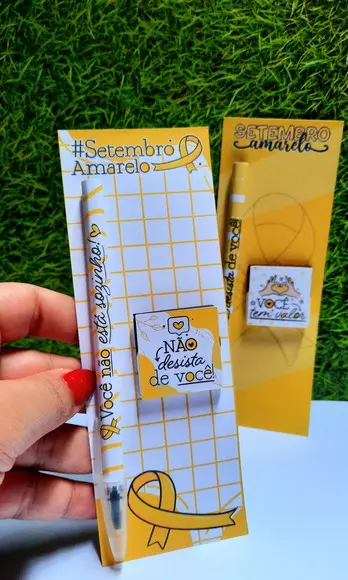 Card com Caneta e Chocolate Cacau Show 5g- -leia a Descrição