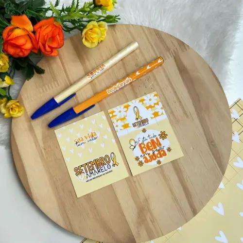 Card com Caneta- Setembro Amarelo