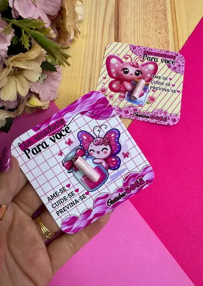 Card com Cápsula Frase- Outubro Rosa