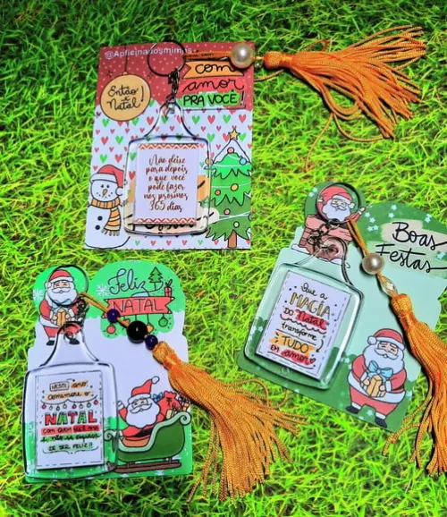 Card com Chaveirinho- Mimo Natal