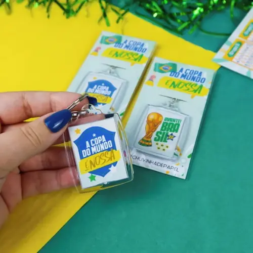 Card com Chaveiro- Copa do Mundo