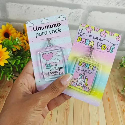 Card com Chaveiro- Mimo