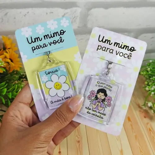 Card com Chaveiro- Mimo