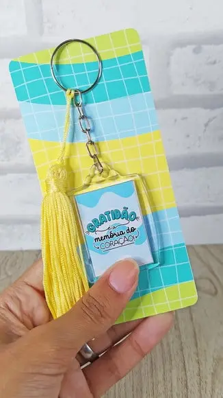 Card com Chaveiro- Mimo Cliente