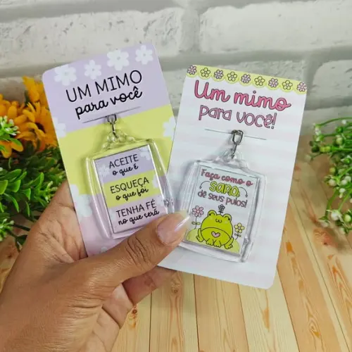 Card com Chaveiro- Mimo