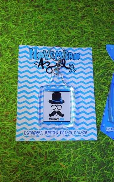Card com Chaveiro- Novembro Azul
