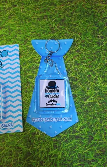 Card com Chaveiro- Novembro Azul
