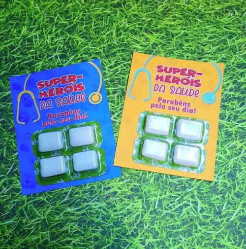 Card com Chiclete- Enfermagem