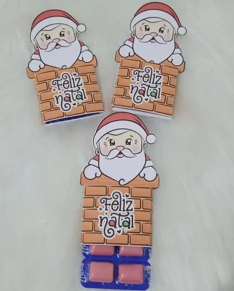 Card com Chiclete- Natal