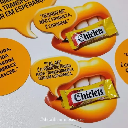 Card com Chiclete- Setembro Amarelo