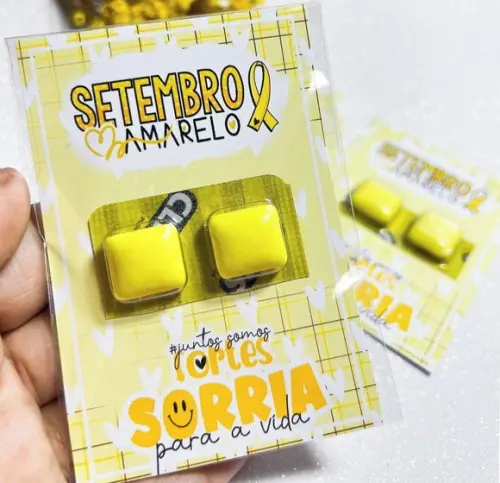 Card com Chiclete- Setembro Amarelo