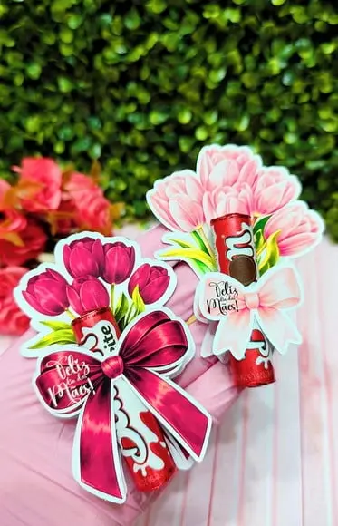 Card com Chocolate Baton- Dia das Mães