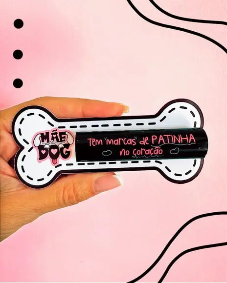 Card com Chocolate Baton- Dia das Mães