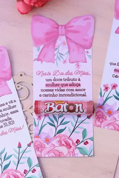 Card com Chocolate Baton- Dia das Mães10